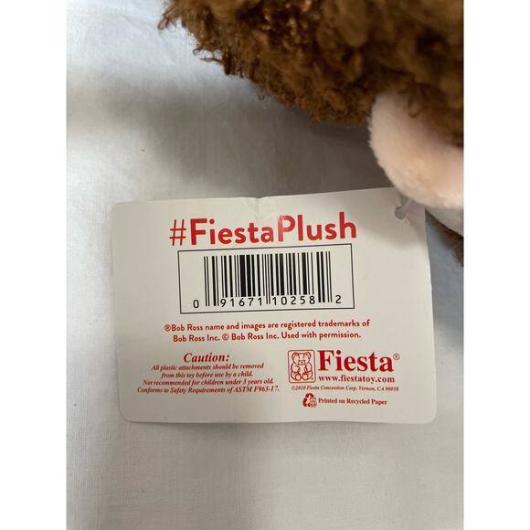 Bob Ross 16" Plush, Fiesta, With that famous Hair! New With Tags - Picture 6 of 6